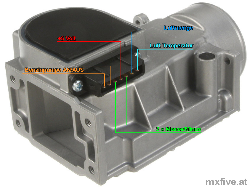 Mazda MX-5 Luftmengenmesser LMM
